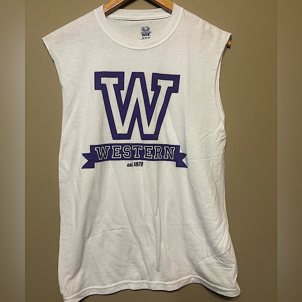 WESTERN UNIVERSITY Muscle Tee, Fruit of the Loom